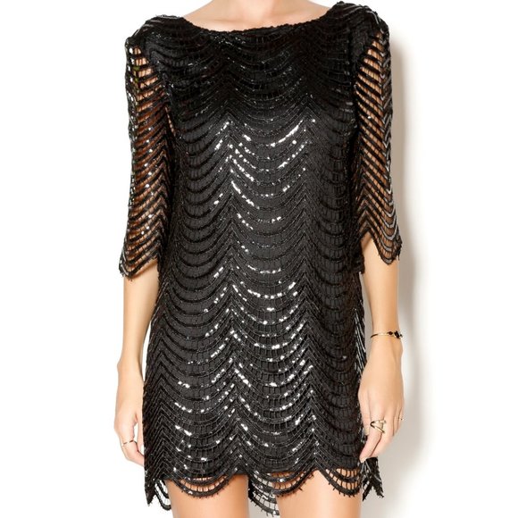 *NWT* SEQUIN PARTY TUNIC DRESS small - Picture 1 of 8